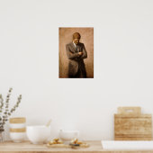 John Fitzgerald Kennedy by Aaron Shikler Poster (Keuken)