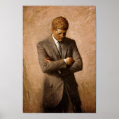 John Fitzgerald Kennedy by Aaron Shikler Poster (Voorkant)