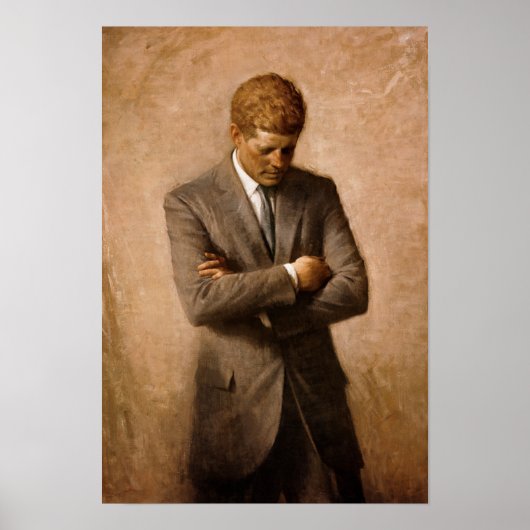 John Fitzgerald Kennedy by Aaron Shikler Poster (Voorkant)