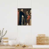 John Flaxman (1755-1826) modelleert zijn buste van Poster (Keuken)