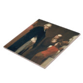 John Flaxman (1755-1826) modelleert zijn buste van Tegeltje (Zijkant)