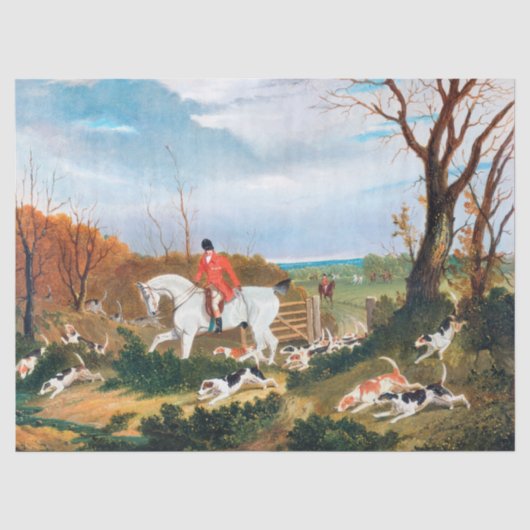 John Frederick Herring | De Suffolk-jacht Tissuepapier (Voorkant)