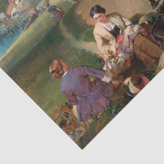 John Frederick Herring | Exercising Royal Horses Tissuepapier (Detail)