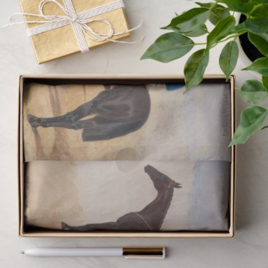 John Frederick Herring Snr | Steeplechase cracks: Tissuepapier (Geschenk)