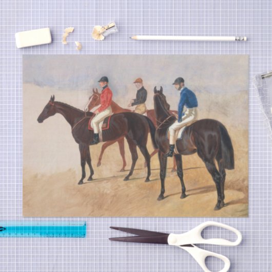 John Frederick Herring Snr | Steeplechase cracks: Tissuepapier (Craft)