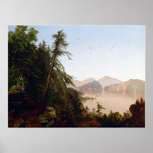 John Frederick Kensett Along the Hudson Poster (Voorkant)