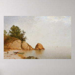 John Frederick Kensett Beach at Beverly Poster