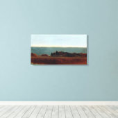 John Frederick Kensett Salt Meadow in oktober Canvas Afdruk (Insitu (Houten vloer))