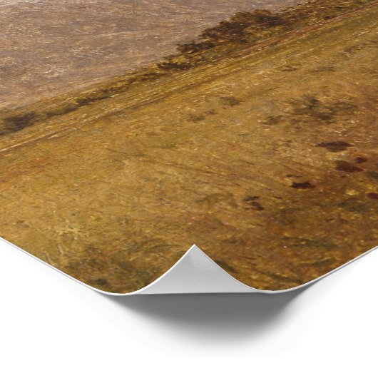 John Frederick Kensett - Snowy Range en Foothills Poster (Hoek)