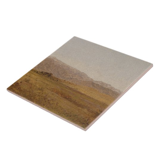 John Frederick Kensett - Snowy Range en Foothills Tegeltje (Zijkant)