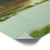 John Frederick Kensett - Uitzicht van de Shrewsbur Poster (Hoek)