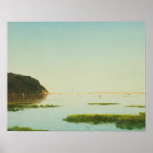 John Frederick Kensett - Uitzicht van de Shrewsbur Poster (Voorkant)