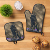 John Frew - Grizzly Bear Ovenwant & Pannenlap Set (Top down)