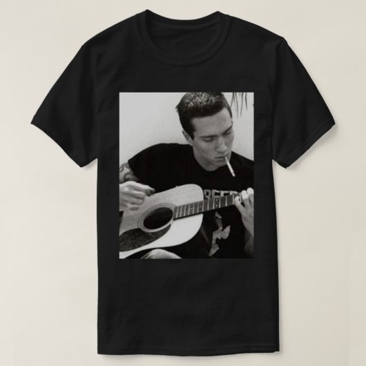 John Frusciante - Akoestische Sigarette - RHCP - T-shirt (Design voorkant)