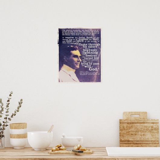 John G Lake quote poster (Keuken)