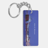 John G. Munson rechthoekige sleutelhanger (Voorkant Links)