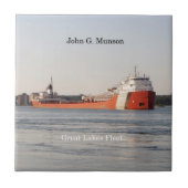 John G. Munson tegels Tegeltje (Voorkant)