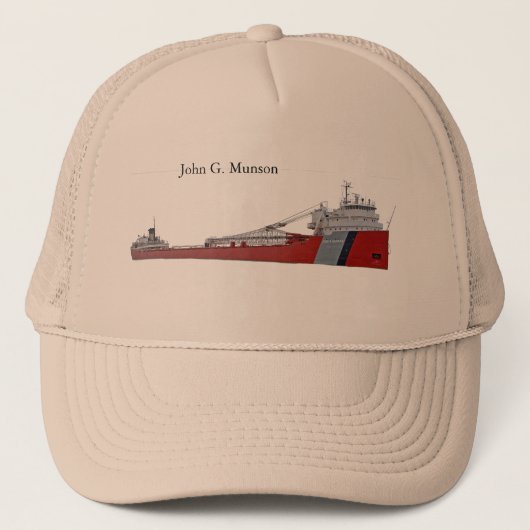 John G. Munson trucker hat Trucker Pet (Voorkant)