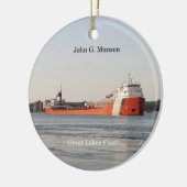 John G Munson-versiering Keramisch Ornament (Links)