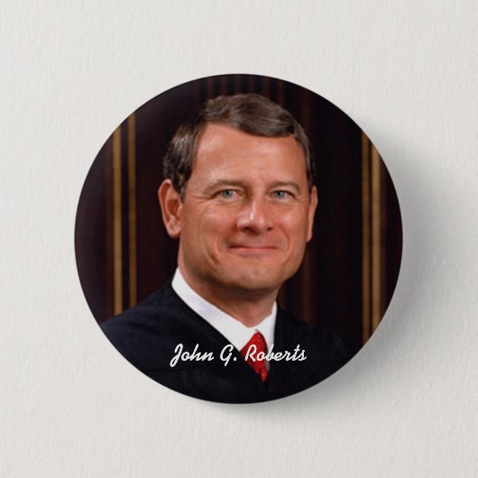 John G. Roberts Ronde Button 5,7 Cm (Voorkant)