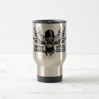 John Gaar Flying Skull Travel Mug Reisbeker