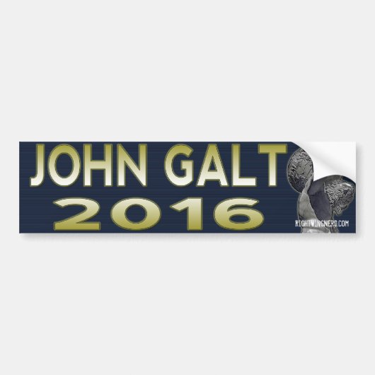 John Galt 2016 bumpersticker (Voorkant)