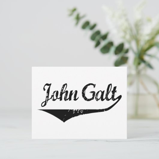 John Galt Briefkaart (Staand voorkant)
