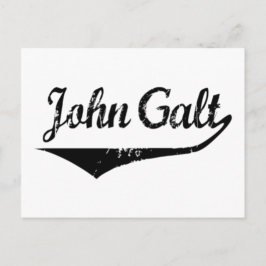John Galt Briefkaart (Voorkant)