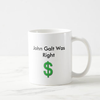 John Galt had gelijk met het dollaire teken Koffiemok