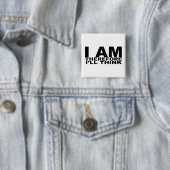 John Galt knoop Vierkante Button 5,1 Cm (In situ)