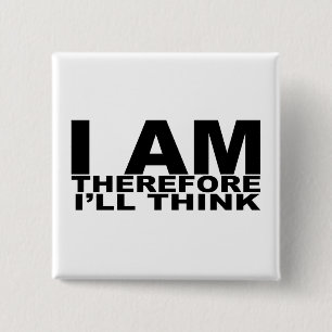 John Galt knoop Vierkante Button 5,1 Cm
