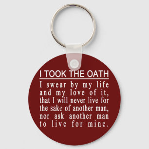 John Galt Oath sleutelhanger