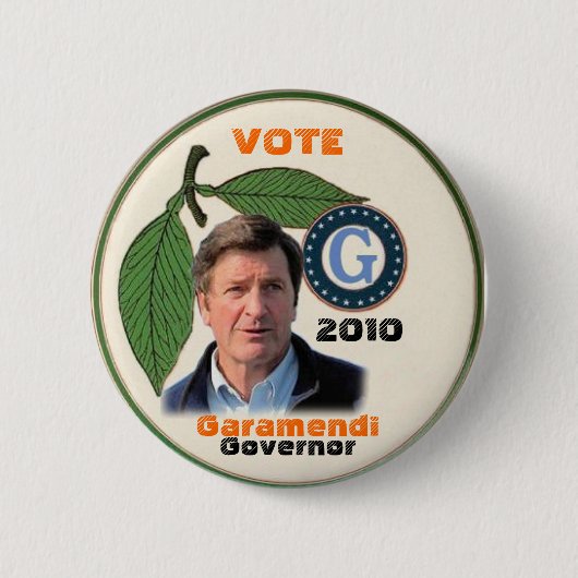 John Garameni Pin 2010 Ronde Button 5,7 Cm (Voorkant)