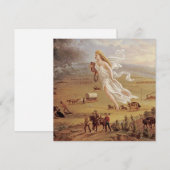 John Gast - American Progress Feestdagenkaart (Voorkant / Achterkant)