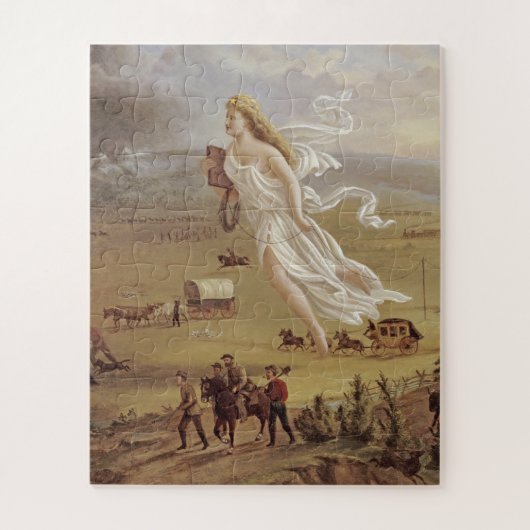 John Gast - American Progress Legpuzzel (Verticaal)