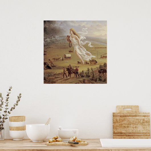 John Gast - American Progress Poster (Keuken)