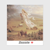 John Gast - American Progress Sticker (Vel)