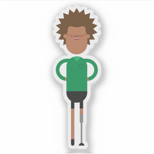 John - GCC Communicatie Stijlen Sticker (Voorkant)