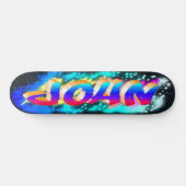 JOHN Gepersonaliseerd Graffiti Skateboard (Horizontaal)