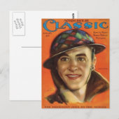 John Gilbert 1926  portret Briefkaart (Voorkant / Achterkant)