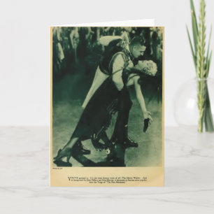 John Gilbert Mae Murray 1925  portretkaart Kaart