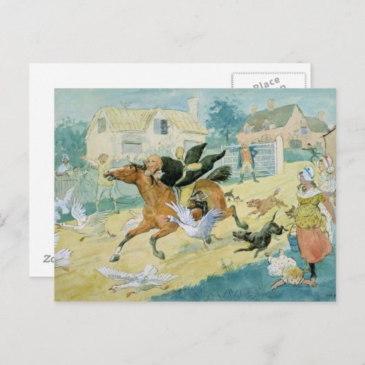 John Gilpin naar Edmonton Briefkaart (Voorkant / Achterkant)