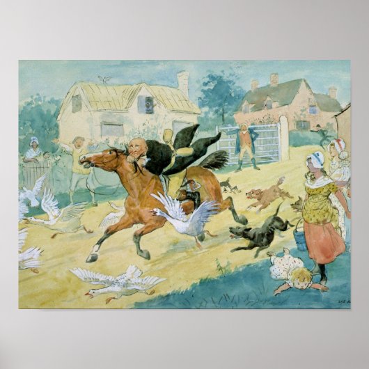 John Gilpin naar Edmonton Poster (Voorkant)