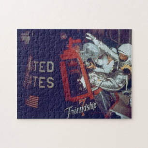John Glenn Boarding Friendship 7 Legpuzzel