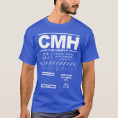 John Glenn Columbus Intl Airport CMH T-shirt (Voorkant)