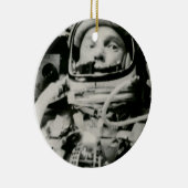 John Glenn & Firendship 7 - Zie beide kanten Keramisch Ornament (Rechts)