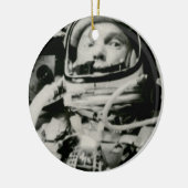 John Glenn & Firendship 7 - Zie beide kanten Keramisch Ornament (Links)