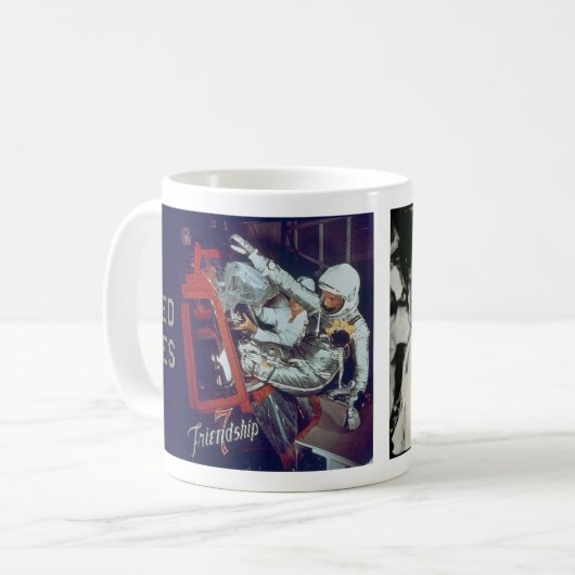John Glenn & Friendship Seven - Zie Volledige Mok (Voorkant links)