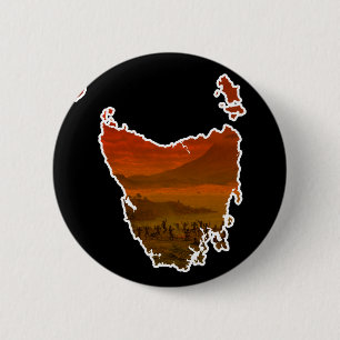 John Glover Van Diemen's Land Tasmania Aborigina Ronde Button 5,7 Cm