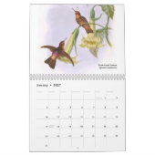 John Gould's Hummingbird 2014 Kalender (Jan 2027)